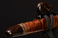 Grandpa's Walnut Native American Flute, Minor, Mid A-4, #F9K